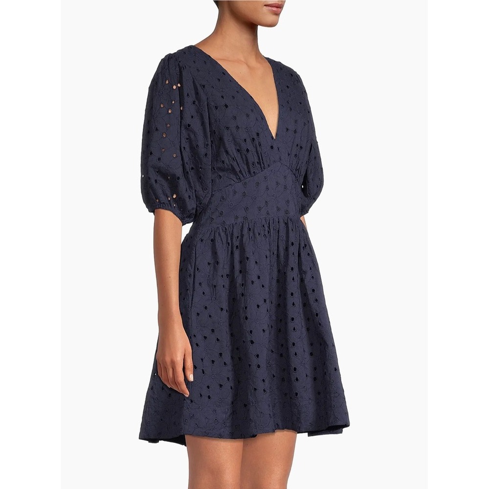 New Trovata Birds of Paradis Gia Eyelet Dress Large - Picture 3 of 7